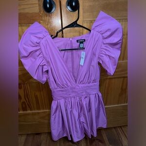 Purple Express Romper